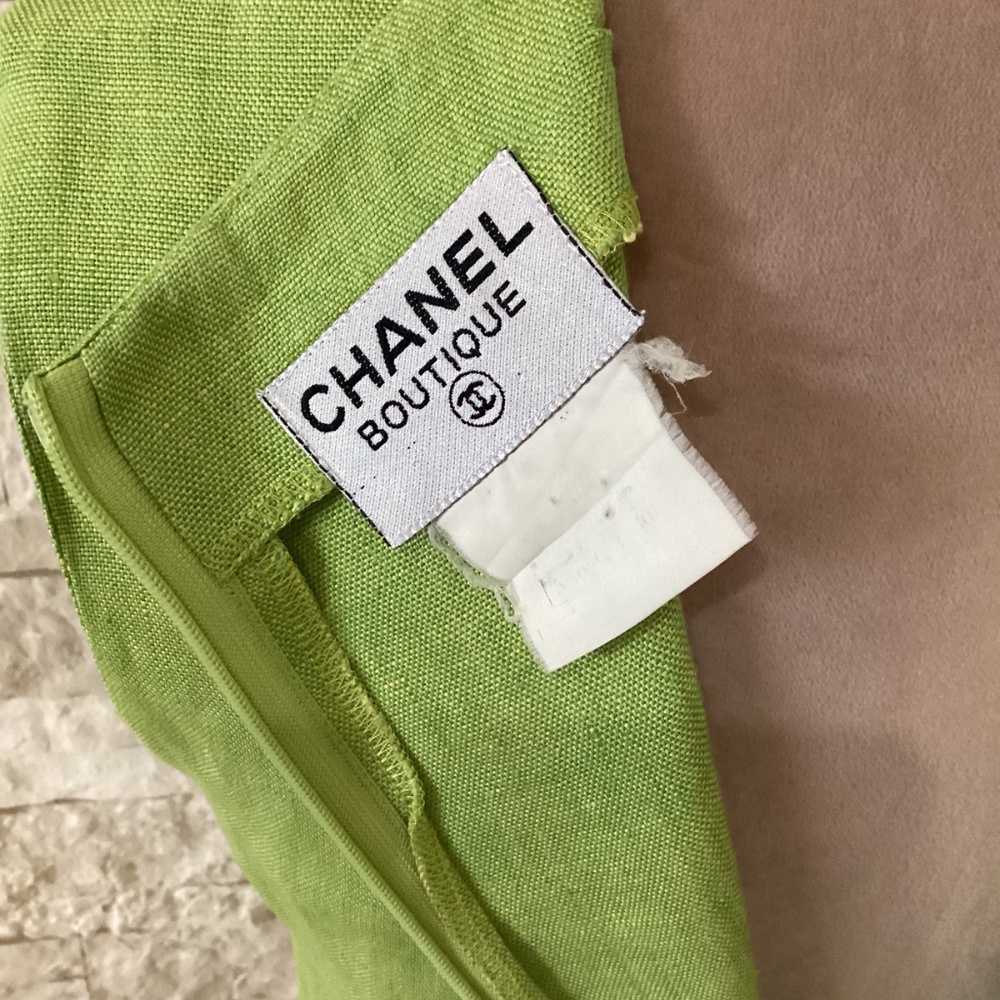 Chanel Vintage Linen Dress - Picture 12 of 12